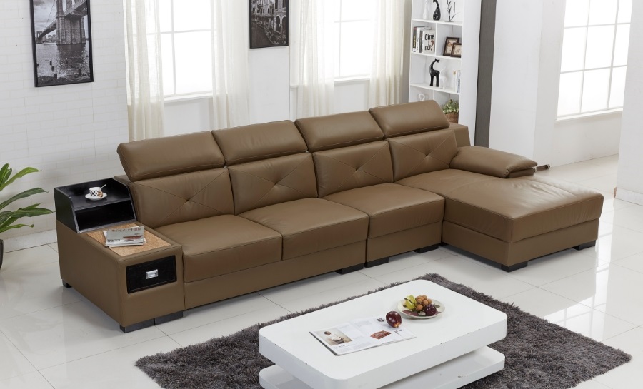 Portia Leather Sofa Lounge Set